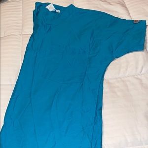 Teal scrub top